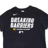 NIKE Mens T-Shirt Black USA L