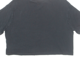 NIKE Cropped Womens T-Shirt Black S