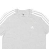 ADIDAS Cropped Womens T-Shirt Grey XS
