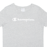 CHAMPION Womens T-Shirt Grey M