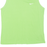NIKE Womens Vest Green Sleeveless L