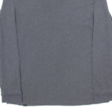 QUIKSILVER Womens T-Shirt Grey Long Sleeve S