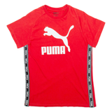 PUMA Mens T-Shirt Red XXS