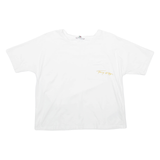 TOMMY HILFIGER Womens T-Shirt White XS