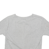 ELLESSE CROPPED Womens T-Shirt Grey UK 6