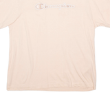 CHAMPION Womens T-Shirt Pink L