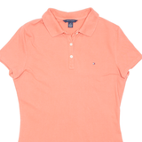 TOMMY HILFIGER Womens Polo Shirt Pink M