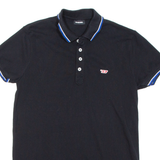 DIESEL Mens Polo Shirt Black S