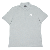 NIKE Mens Polo Shirt Grey XL