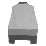 LACOSTE Slim Fit Mens Polo Shirt Grey Long Sleeve S