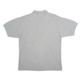 WORLD OFF BASIC Mens Polo Shirt Grey S