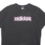 ADIDAS Womens T-Shirt Black L