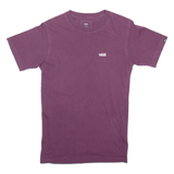 VANS Mens T-Shirt Maroon XS