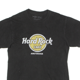 HARD ROCK CAFE Amsterdam Mens T-Shirt Black Crew Neck M