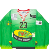 OCHSNER Eibe Giele Heimswil #23 Amateur Hockey Mens Jersey Green 3/4 Sleeve XL