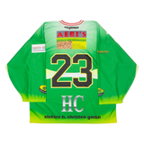 OCHSNER Eibe Giele Heimswil #23 Amateur Hockey Mens Jersey Green 3/4 Sleeve XL