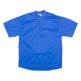 HIBERNIA Cycling Mens Jersey Blue 1/4 Zip L
