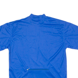 HIBERNIA Cycling Mens Jersey Blue 1/4 Zip L