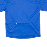 HIBERNIA Cycling Mens Jersey Blue 1/4 Zip L