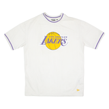 NEW ERA Los Angeles Lakers Mens Jersey White USA Crew Neck M
