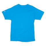 CHAMPION Mens T-Shirt Blue Crew Neck M