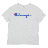 CHAMPION REVERSE WEAVE Mens T-Shirt Grey Crew Neck XS