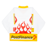 OCHSNER Swiss Ice Hockey PostFinance Trophy Mens Jersey White 3/4 Sleeve S