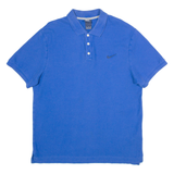 NIKE Mens Polo Shirt Blue XL