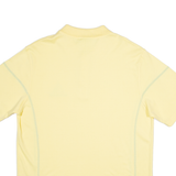 LE COQ SPORTIF Mens Polo Shirt Yellow M