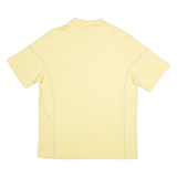 LE COQ SPORTIF Mens Polo Shirt Yellow M