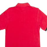 THE NORTH FACE Mens Polo Shirt Red XS