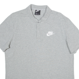 NIKE Mens Polo Shirt Grey L
