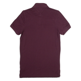 TOMMY HILFIGER Slim Fit Mens Polo Shirt Maroon S