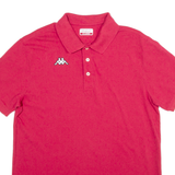KAPPA Mens Polo Shirt Red L