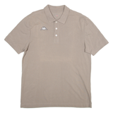 KAPPA Mens Polo Shirt Brown L