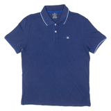 CHAMPION Mens Polo Shirt Blue S