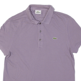 LACOSTE Slim Fit Womens Polo Shirt Purple L