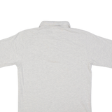 ADIDAS Mens Polo Shirt Grey M