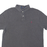 POLO RALPH LAUREN Slim Fit Mens Polo Shirt Grey XL