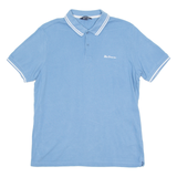BEN SHERMAN Mens Polo Shirt Blue S