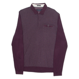 TED BAKER Mens Polo Shirt Maroon S