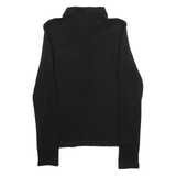 LACOSTE Womens Polo Shirt Black Long Sleeve XS