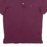 POLO RALPH LAUREN Mens Polo Shirt Red Striped S