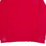 POLO SPORT RALPH LAUREN 1/4 Zip Mens Polo Shirt Red Long Sleeve XL