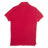 TOMMY HILFIGER Slim Fit Mens Polo Shirt Red M