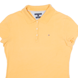 TOMMY HILFIGER Slim Fit Womens Polo Shirt Orange L