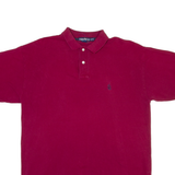 NAUTICA Mens Polo Shirt Red XL