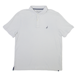 NAUTICA Mens Polo Shirt White M