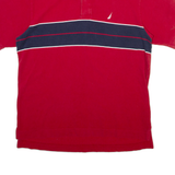 NAUTICA Mens Polo Shirt Red L