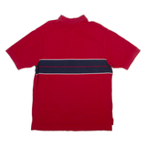 NAUTICA Mens Polo Shirt Red L